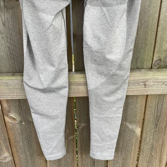 Gymshark Flex High Waisted Leggings Fitted Gym Workout Pants Gray Teal Size XS - Picture 6 of 6